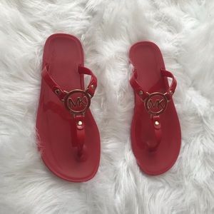 Red Michael Kors Sandals